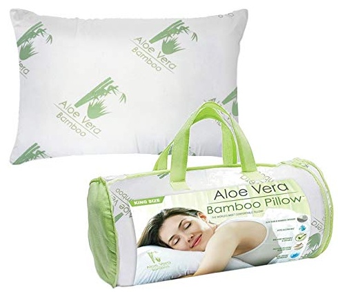 Queen Pillow Size eLuxury Aloe Vera Bamboo Pillow